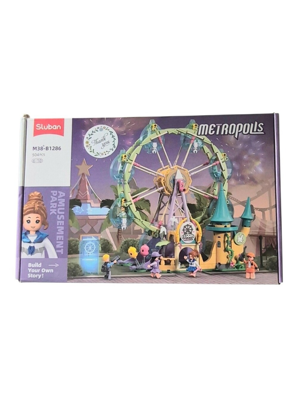 Metropolis Ferris Wheel Building Set NIB